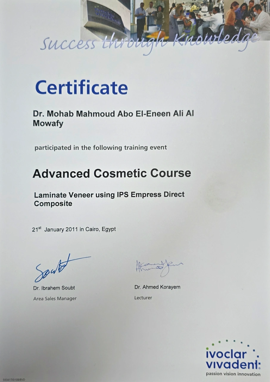 Advanced cosmetic laminate veneer course